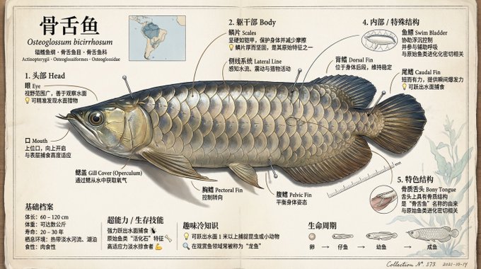 Museum-Grade Fish Knowledge Infographic