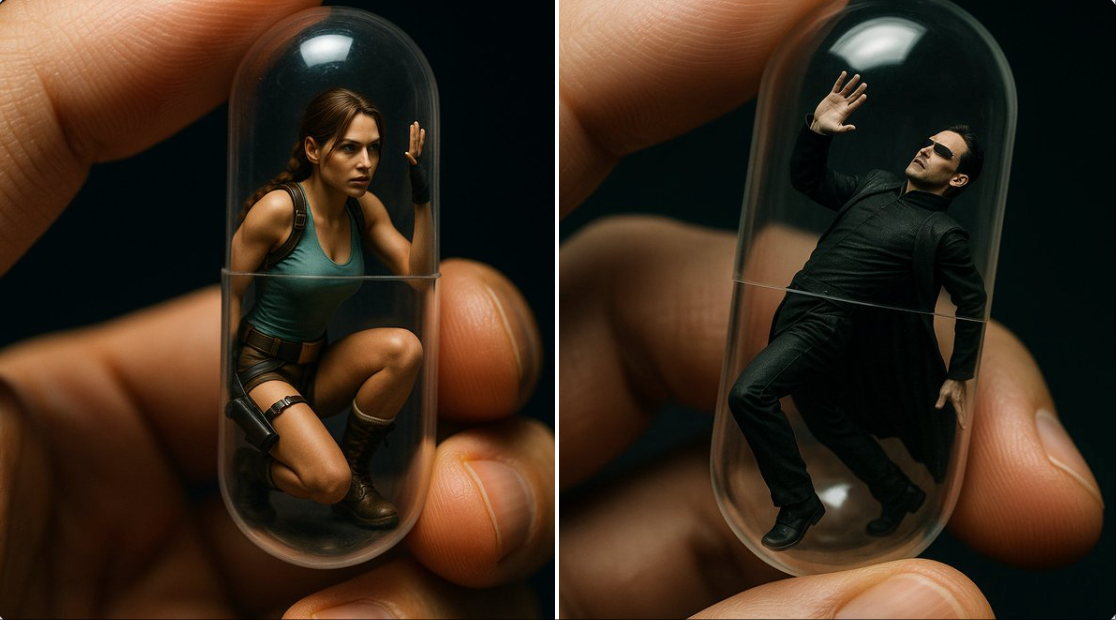 Mini Transparent Capsules